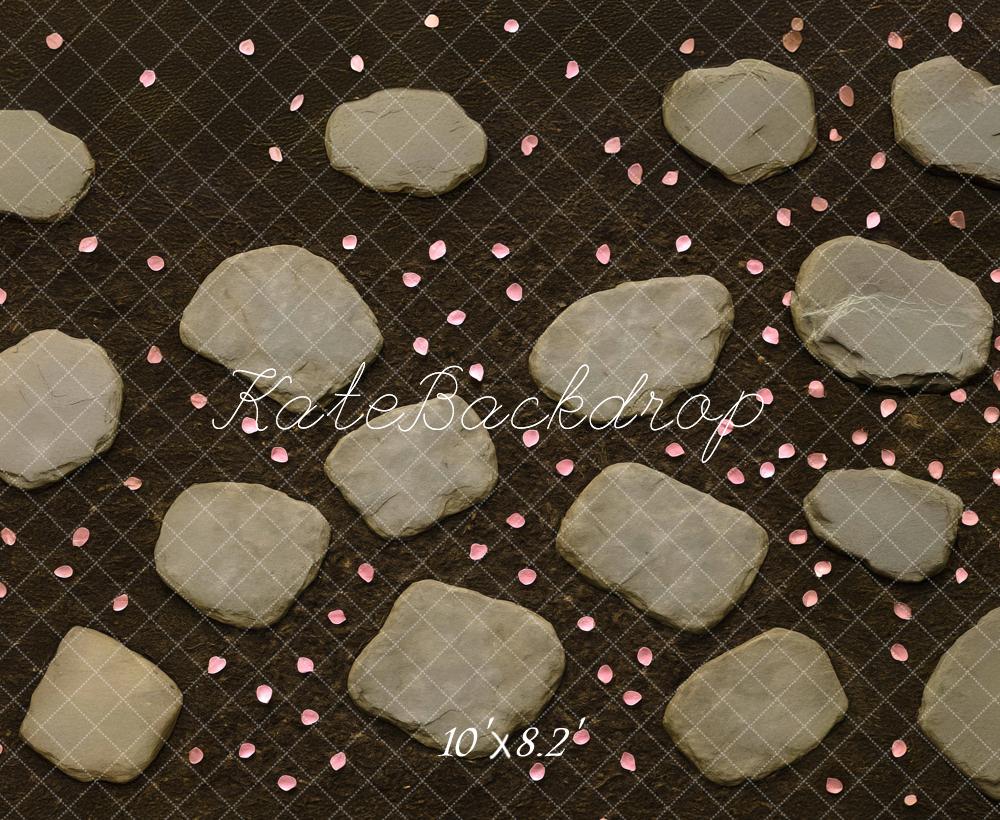 Kate Stone Pathway Pink Petals Backdrop Designed by Mini MakeBelieve - Image 6