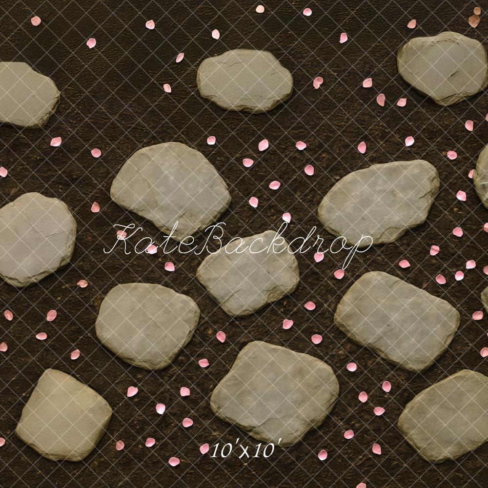 Kate Stone Pathway Pink Petals Backdrop Designed by Mini MakeBelieve - Image 7