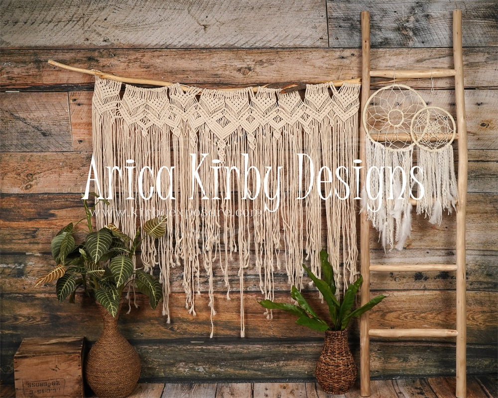 Kate Summer Boho Wood Grain Backdrop designed by Arica Kirby - Image 2