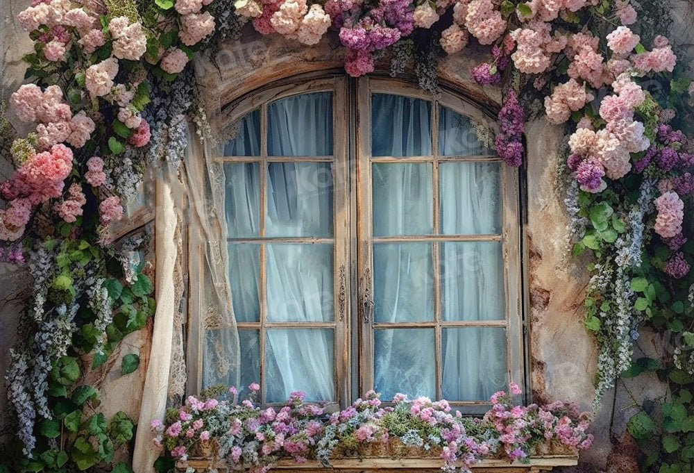 Kate Summer Enchanted Flower Window Backdrop for Photography - Image 2