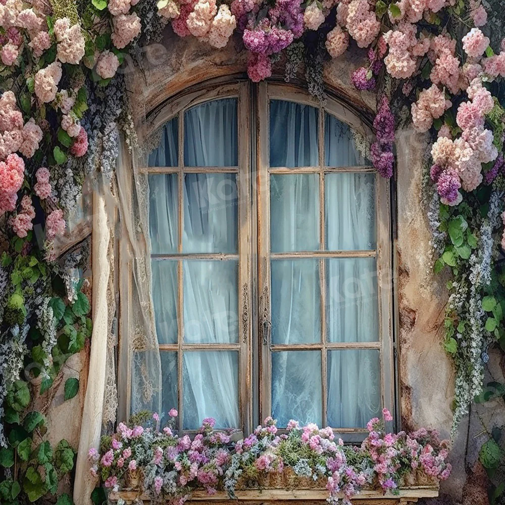 Kate Summer Enchanted Flower Window Backdrop for Photography - Image 3