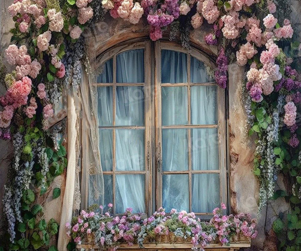 Kate Summer Enchanted Flower Window Backdrop for Photography - Image 4