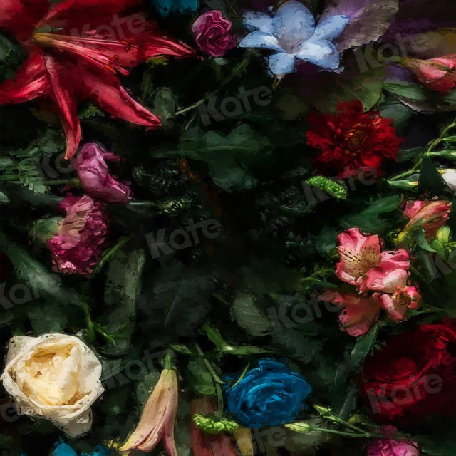 Kate Summer Fine Art Florals Oil Painting Flowers Backdrop for Photography - Image 3