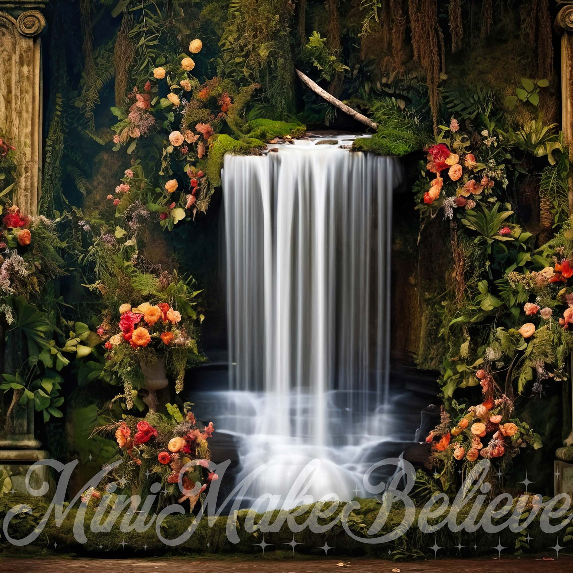 Kate Summer Flowers Waterfall Backdrop Designed by Mini MakeBelieve - Image 3