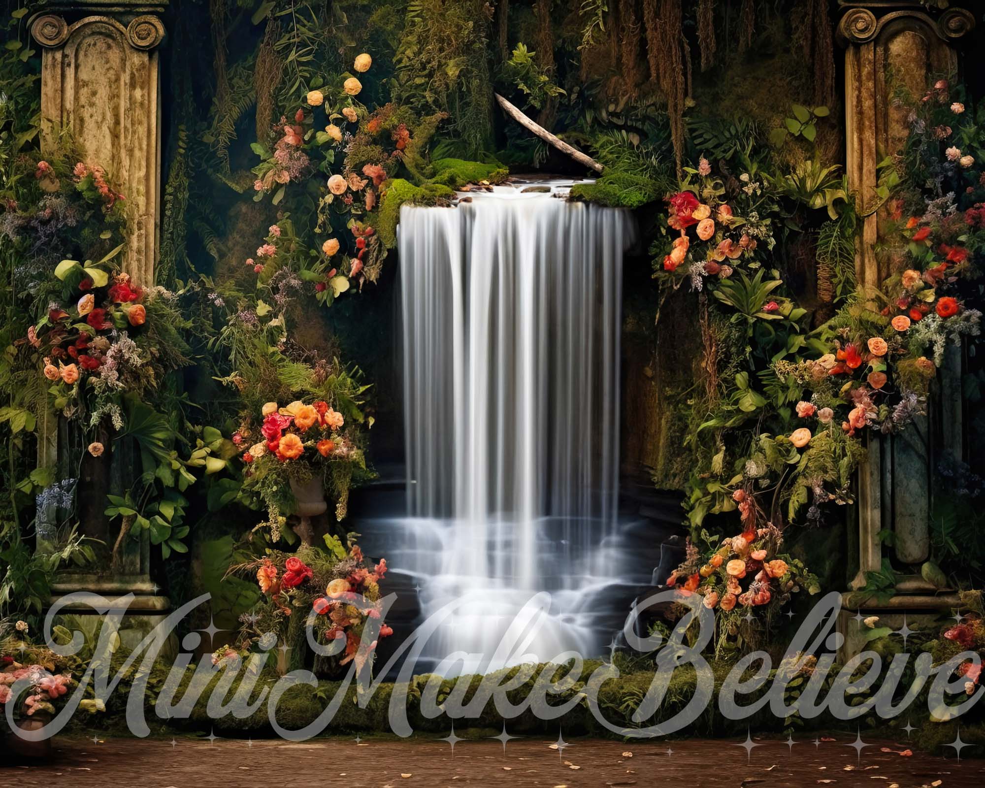 Kate Summer Flowers Waterfall Backdrop Designed by Mini MakeBelieve - Image 4