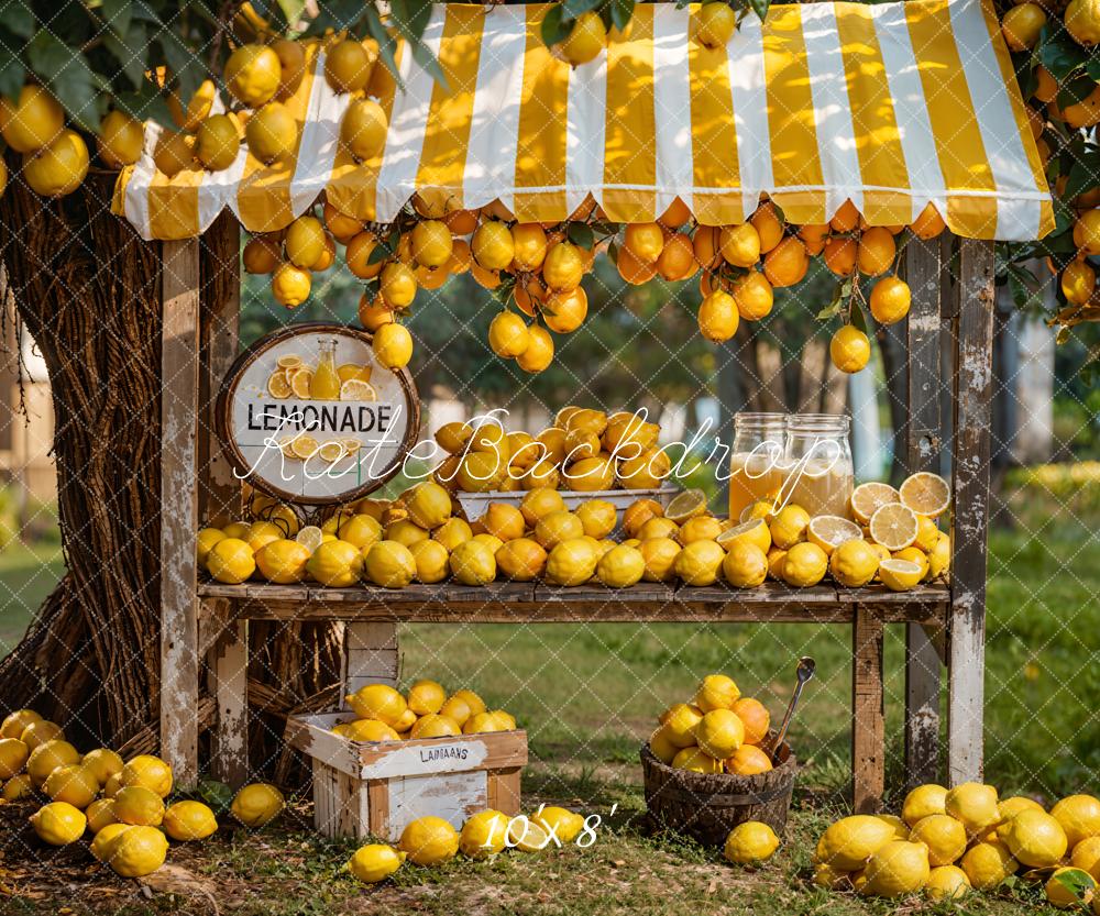 Kate Summer Green Meadow Lemonade Shop Backdrop Designed by Emetselch - Image 5