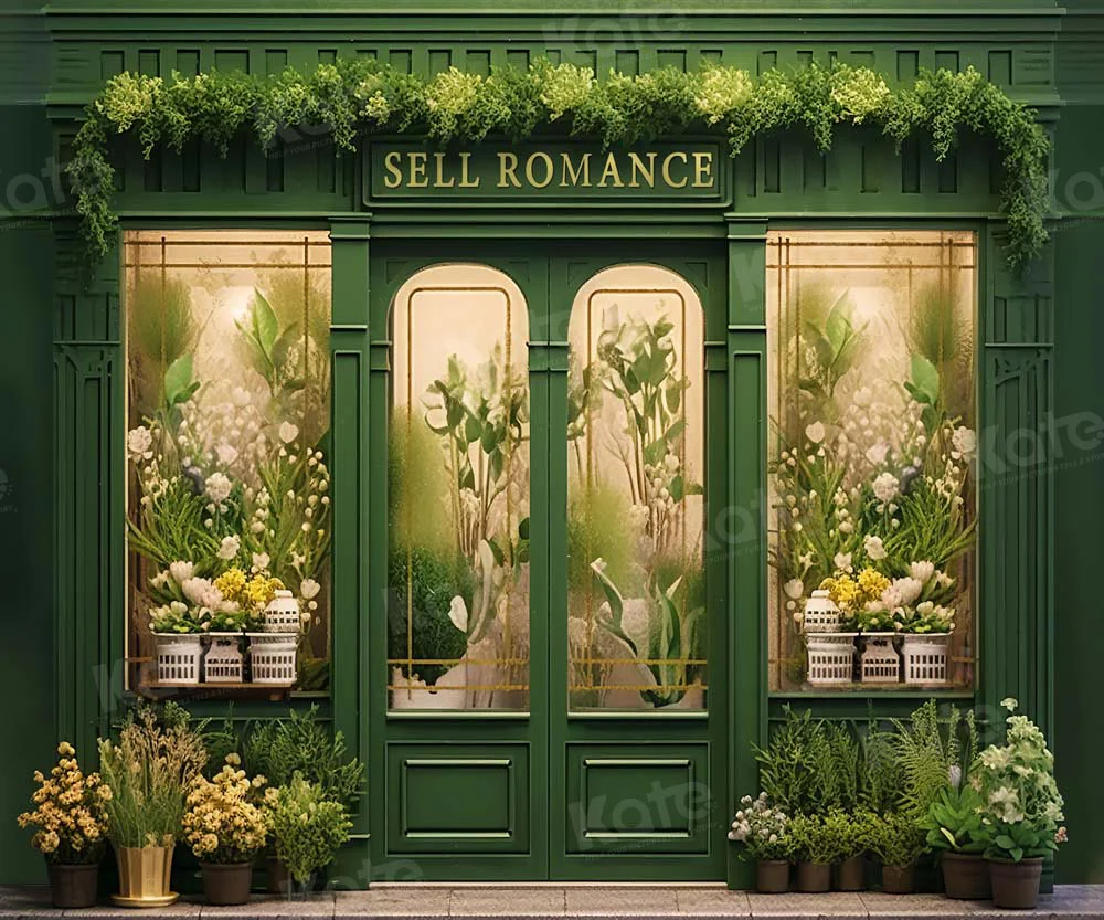 Kate Summer Green Plant Store Backdrop Designed by Chain Photography - Image 3