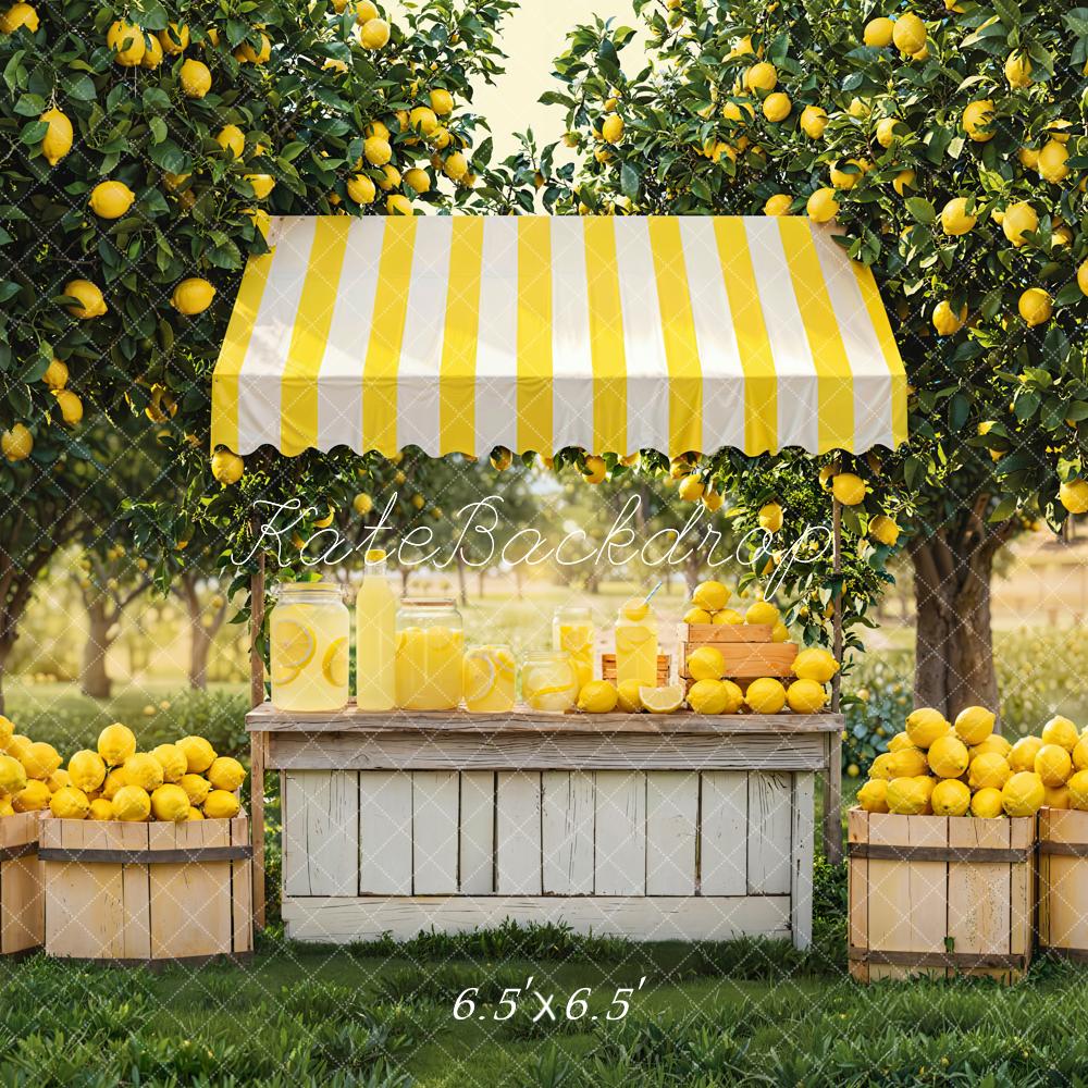 Kate Summer Lemon Stand Orchard Backdrop Designed by Emetselch - Image 4