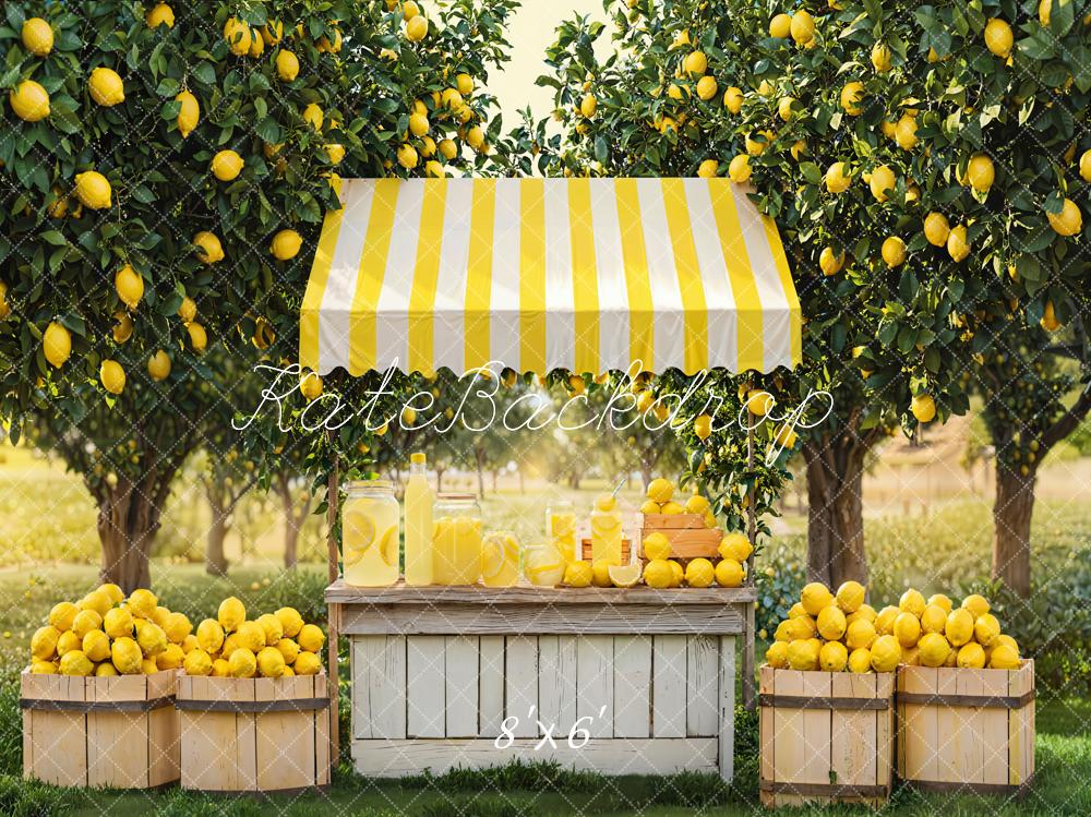 Kate Summer Lemon Stand Orchard Backdrop Designed by Emetselch - Image 5
