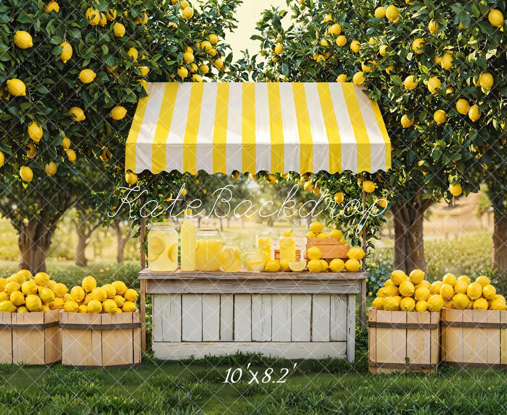 Kate Summer Lemon Stand Orchard Backdrop Designed by Emetselch - Image 7