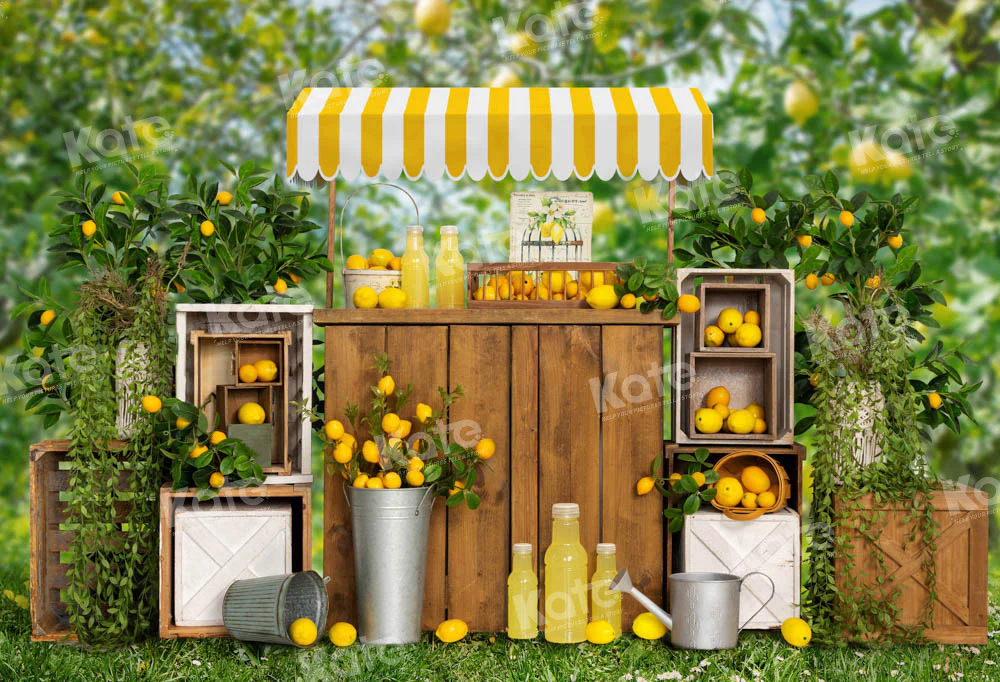 Kate Summer Lemon Trees Backdrop Designed by Emetselch - Image 6
