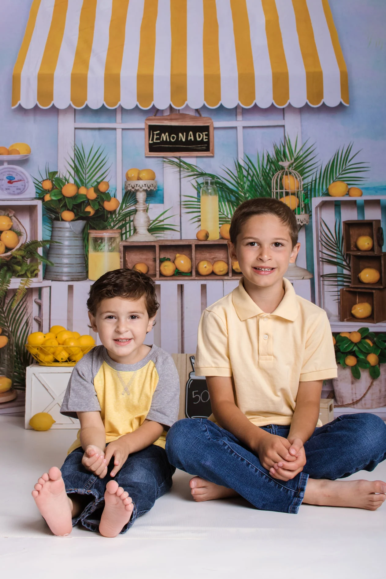 Kate Summer Lemonade Stand Beach Backdrop Designed by Emetselch - Image 3