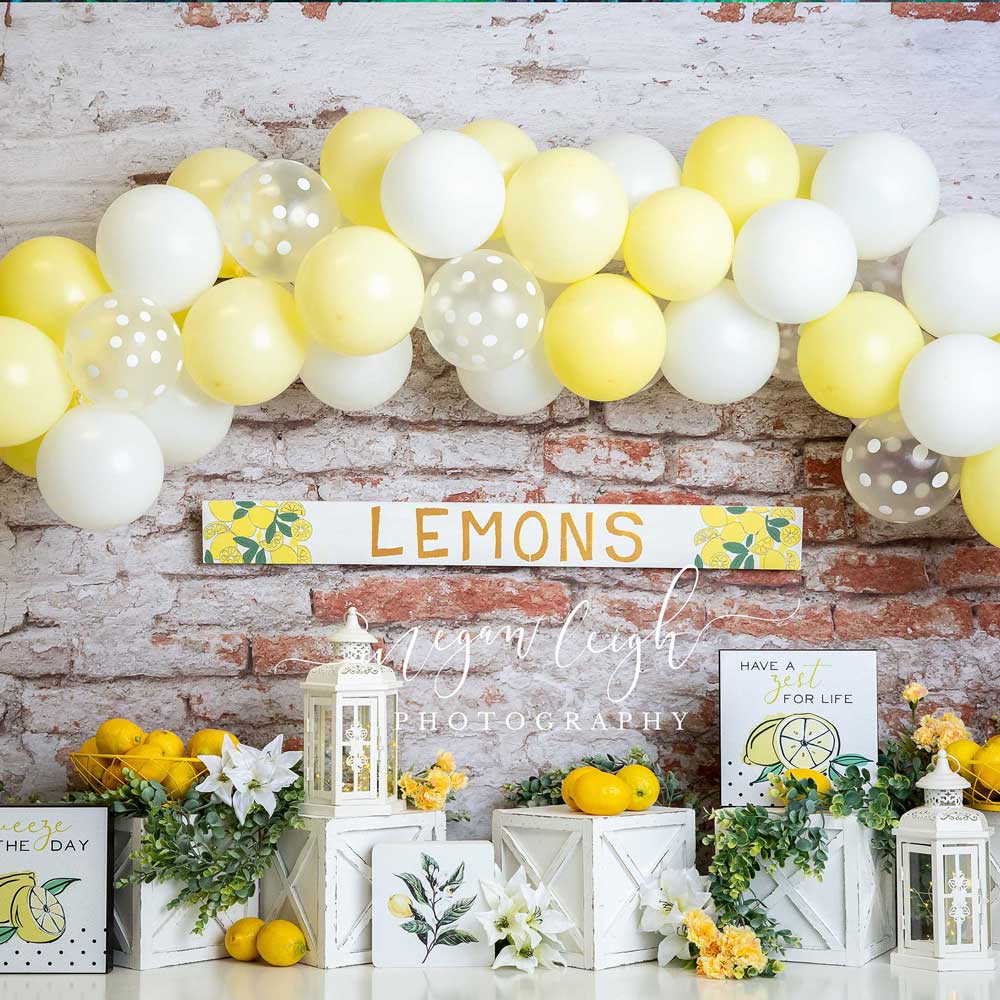 Kate Summer Lemons Fresh Backdrop Designed by Megan Leigh Photography - Image 2
