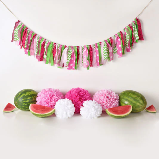 Kate Summer Watermelon Birthday Backdrop Designed by Mandy Ringe Photography - Image 10