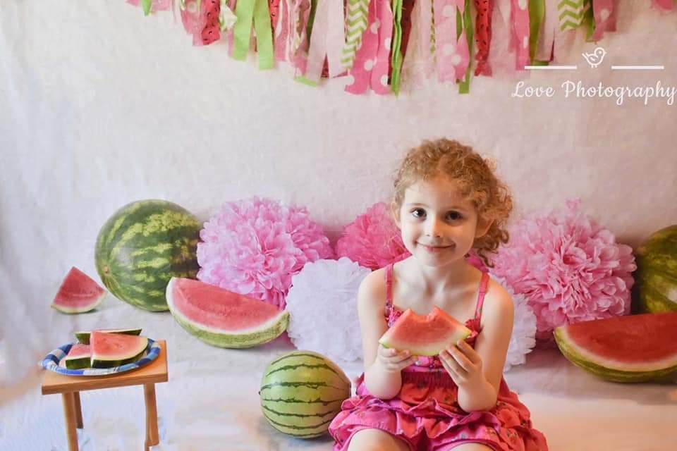 Kate Summer Watermelon Birthday Backdrop Designed by Mandy Ringe Photography - Image 7
