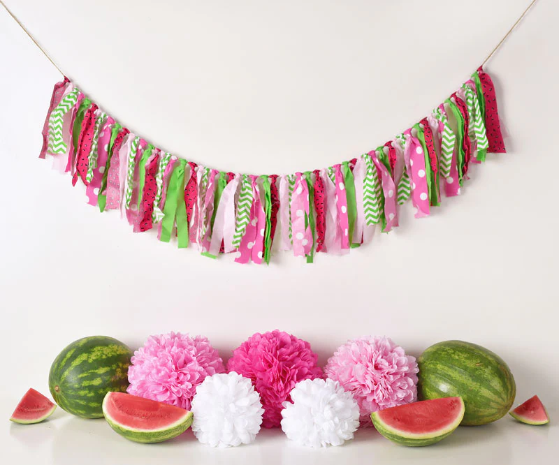 Kate Summer Watermelon Birthday Backdrop Designed by Mandy Ringe Photography - Image 9