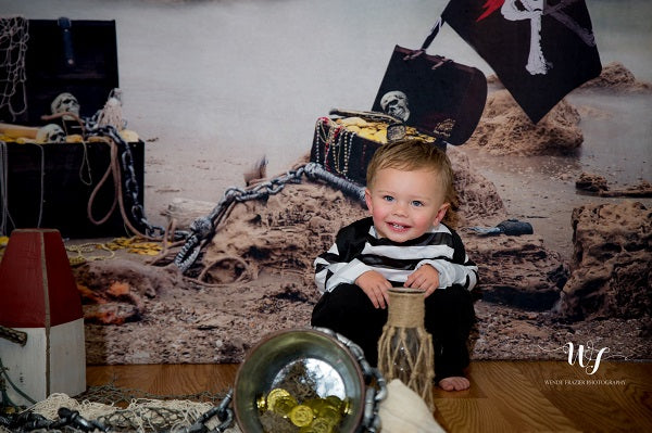 Kate Summer Sea Pirate backdrop designed by studio gumot - Image 3