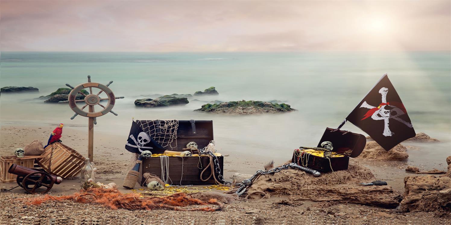 Kate Summer Sea Pirate backdrop designed by studio gumot - Image 7