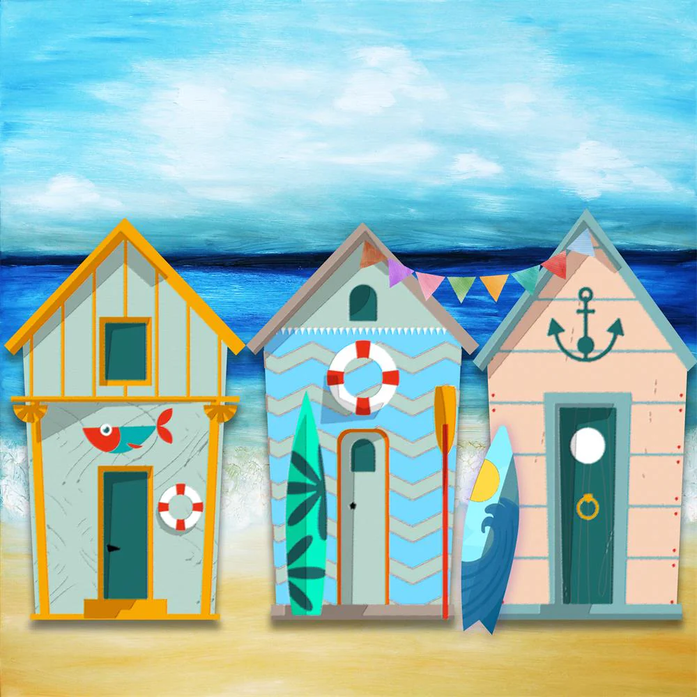 Kate Summer Seaside Cottage Backdrop for Photography - Image 3