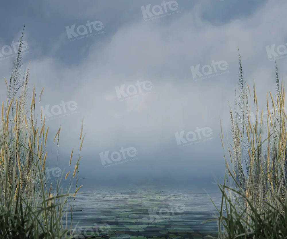 Kate Summer Sky Lake Reed Backdrop for Photography - Image 4