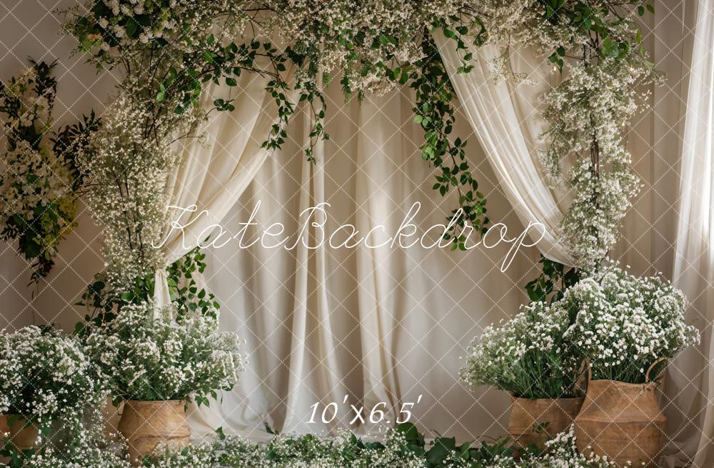 Kate Summer/Spring Green Plant Curtain Backdrop Designed by Emetselch - Image 4