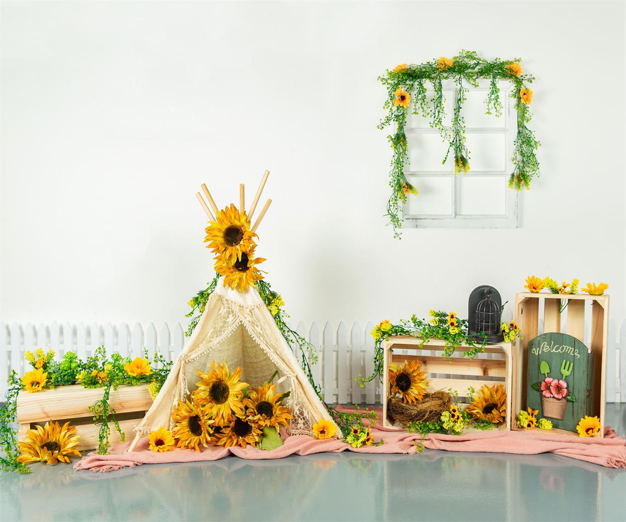 Kate Summer Sunflower Backdrop Designed by Jia Chan Photography - Image 3