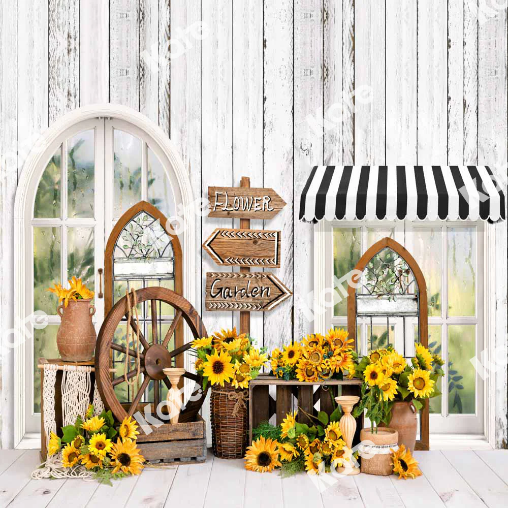 Kate Summer Sunflower Garden Backdrop Designed by Emetselch - Image 2
