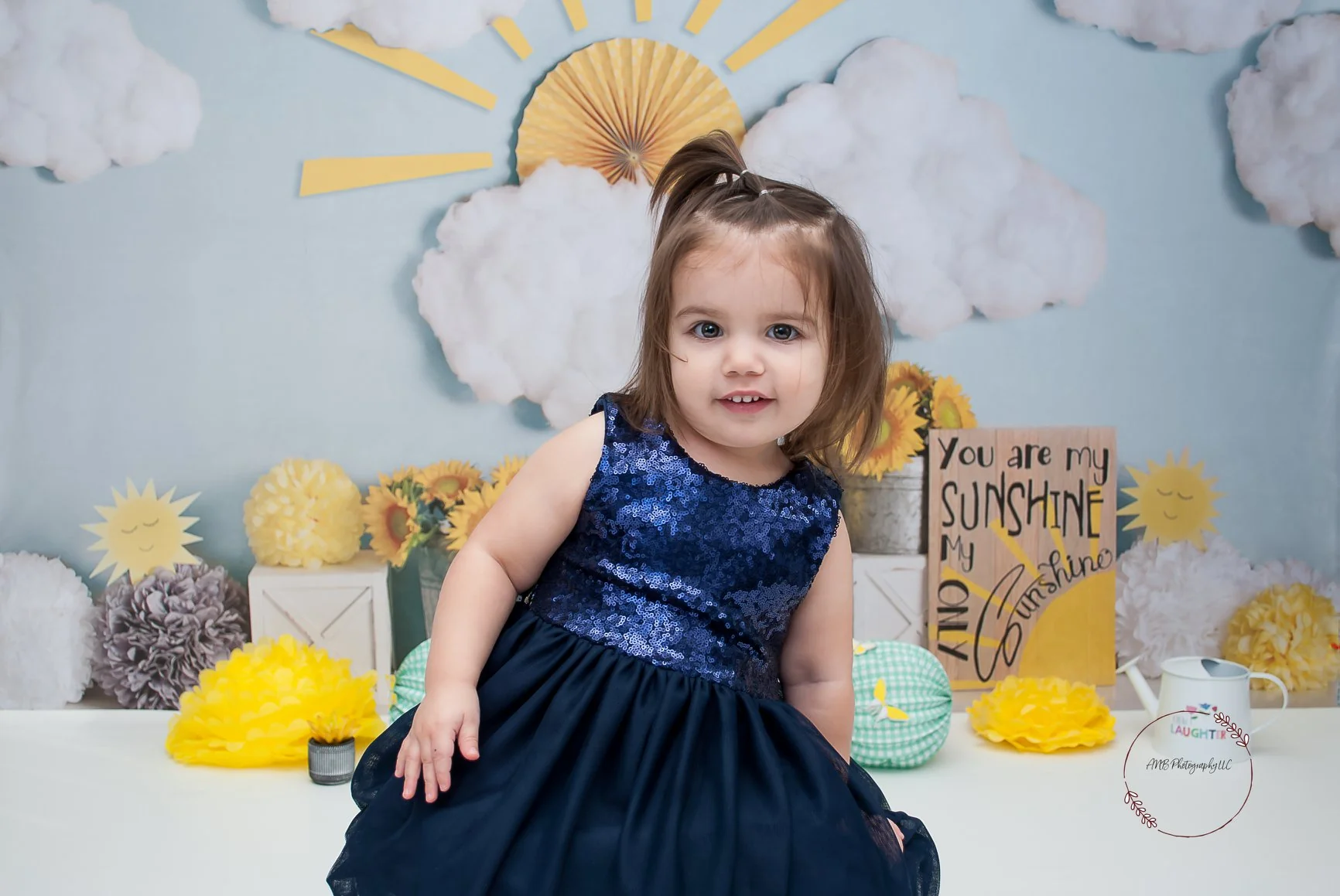 Kate Summer Sunflower Sunshine Backdrop Designed By Mandy Ringe Photography - Image 3