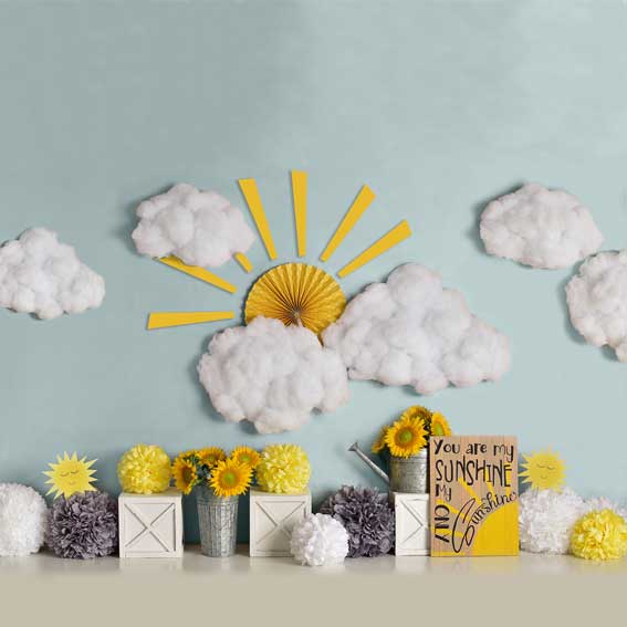 Kate Summer Sunflower Sunshine Backdrop Designed By Mandy Ringe Photography - Image 5