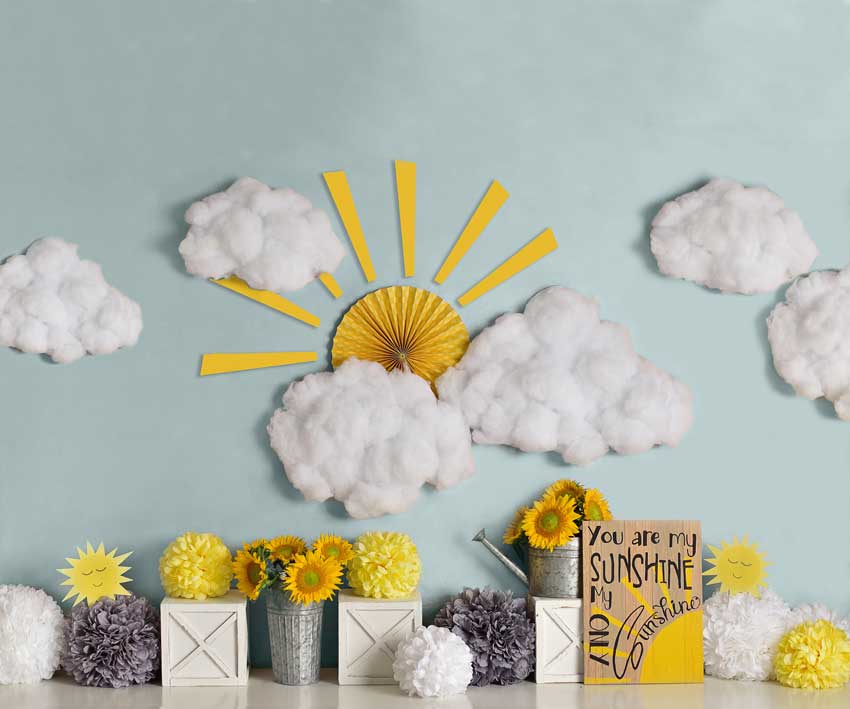 Kate Summer Sunflower Sunshine Backdrop Designed By Mandy Ringe Photography - Image 6