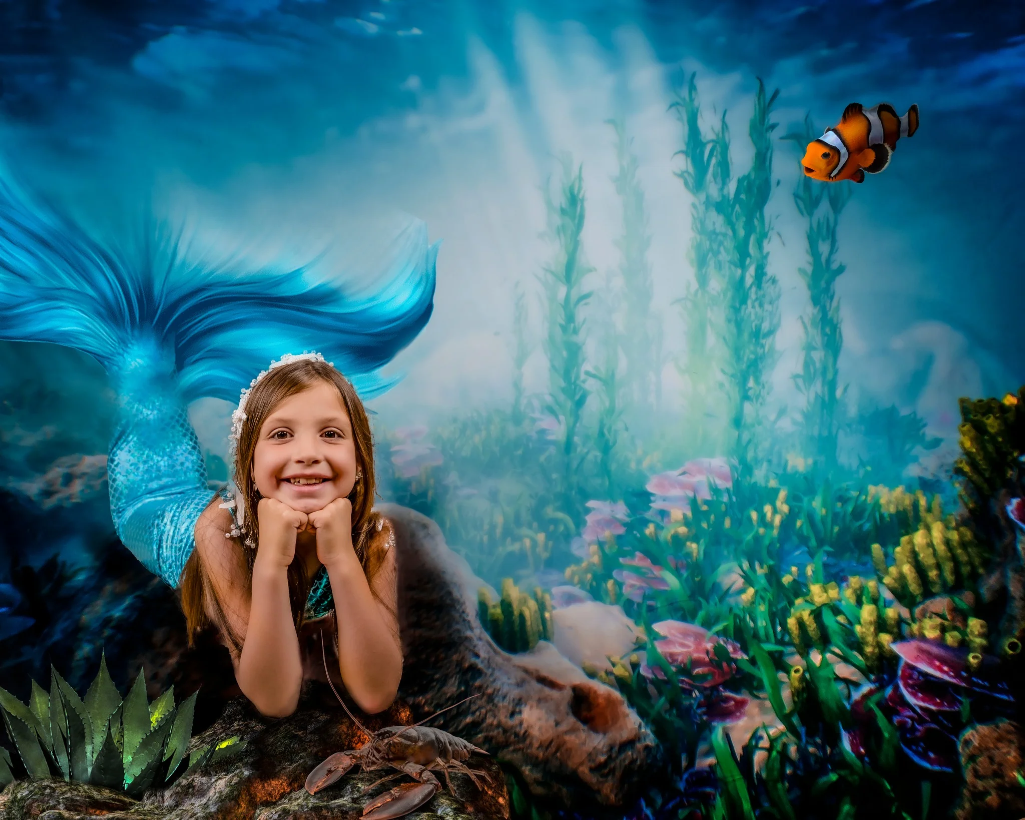 Kate Summer Underwater world backdrop for Photography - Image 3