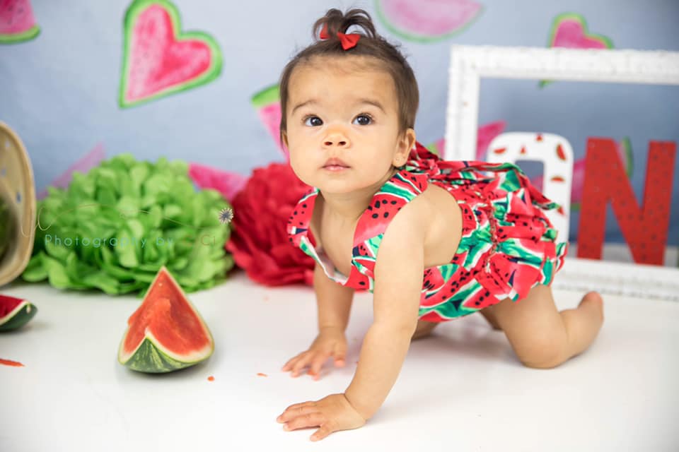 Kate Summer Watermelon Faded Love Backdrop designed by Arica Kirby - Image 5