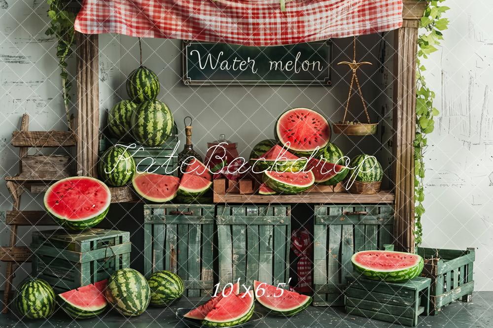 Kate Summer Watermelon Shop Backdrop Designed by Emetselch - Image 4
