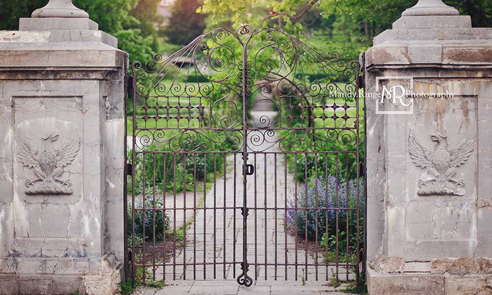 Kate Summer Wedding Garden Gate Backdrop Designed by Mandy Ringe Photography - Image 2