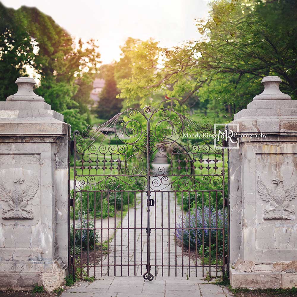Kate Summer Wedding Garden Gate Backdrop Designed by Mandy Ringe Photography - Image 4