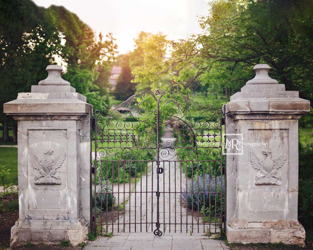 Kate Summer Wedding Garden Gate Backdrop Designed by Mandy Ringe Photography - Image 5