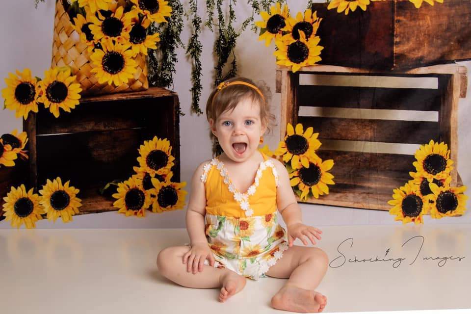 Kate Sunflower Summer Backdrop for Photography Designed by Keerstan Jessop - Image 5