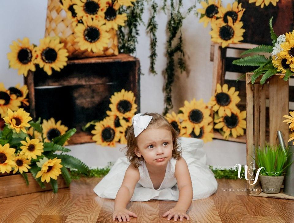 Kate Sunflower Summer Backdrop for Photography Designed by Keerstan Jessop - Image 6