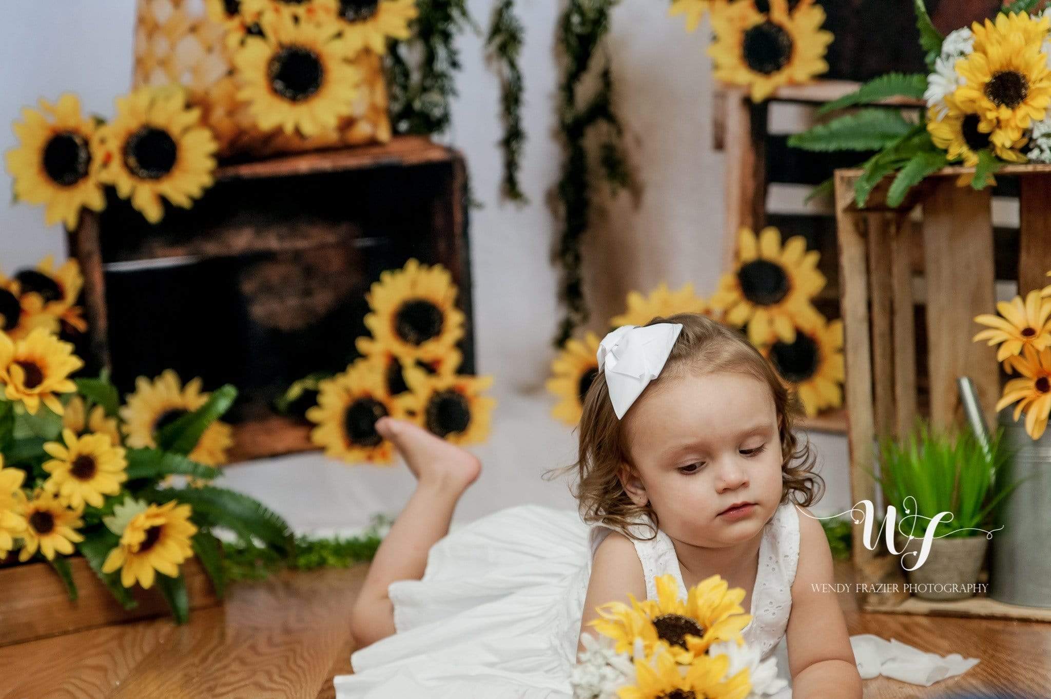 Kate Sunflower Summer Backdrop for Photography Designed by Keerstan Jessop - Image 7