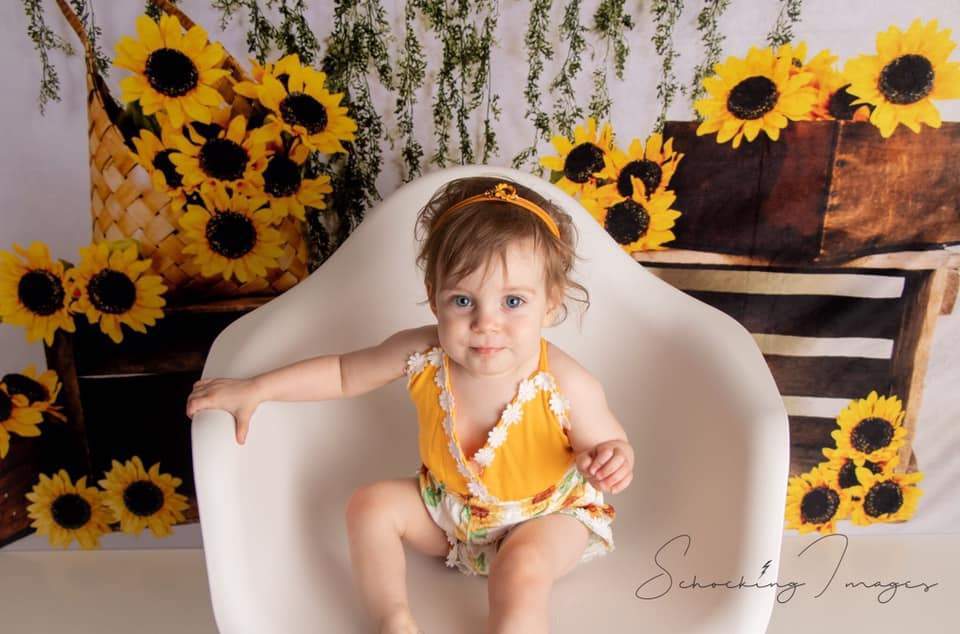 Kate Sunflower Summer Backdrop for Photography Designed by Keerstan Jessop - Image 8