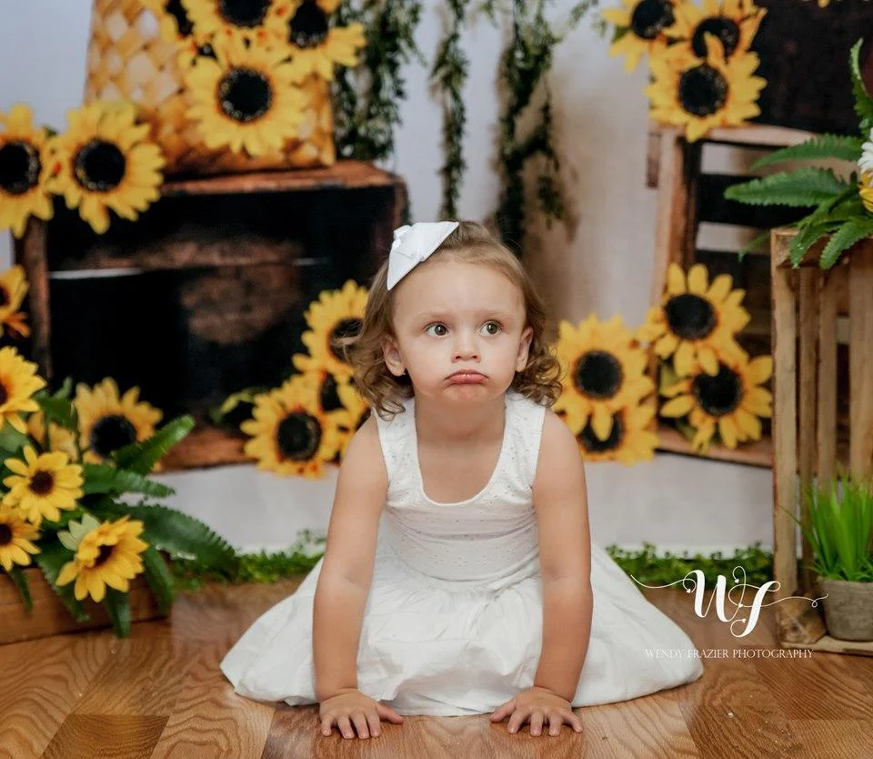 Kate Sunflower Summer Backdrop for Photography Designed by Keerstan Jessop - Image 9