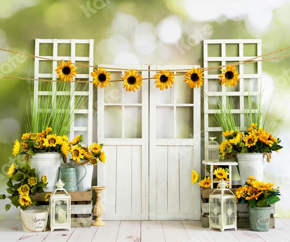 Kate Sunflowers Window Summer Backdrop Designed by Emetselch - Image 6