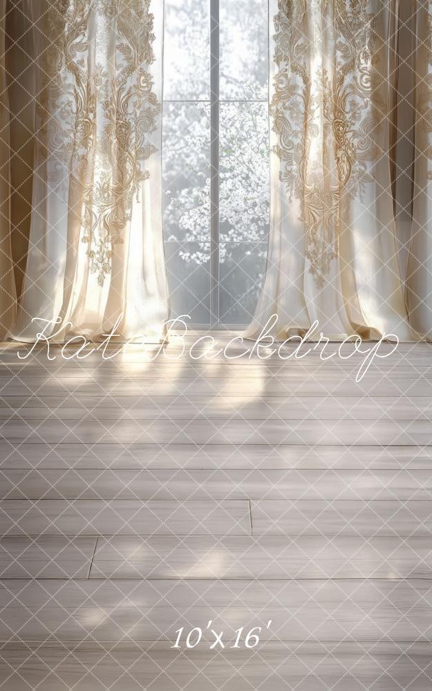Kate Sweep Elegant Curtain Window Sunlight Backdrop Designed by Mini MakeBelieve - Image 2