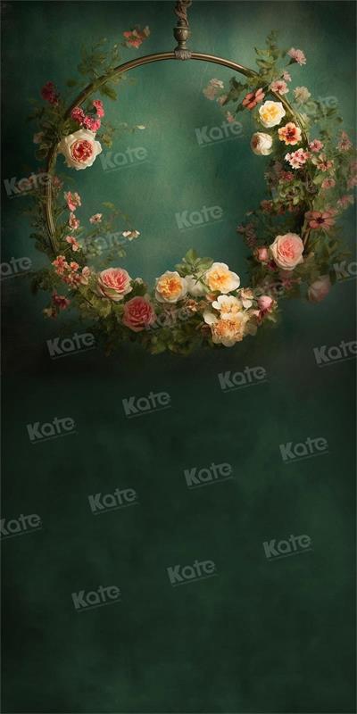 Kate Sweep Fine Art Mother's Day Floral Swing Backdrop for Photography - Image 2