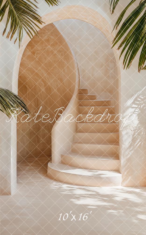 Kate Sweep Neutral Arch Stairs Boho Backdrop Designed by Emetselch - Image 3