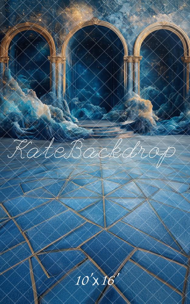 Kate Sweep Ocean Fantasy Arched Blue Backdrop Designed by Patty Robert - Image 2