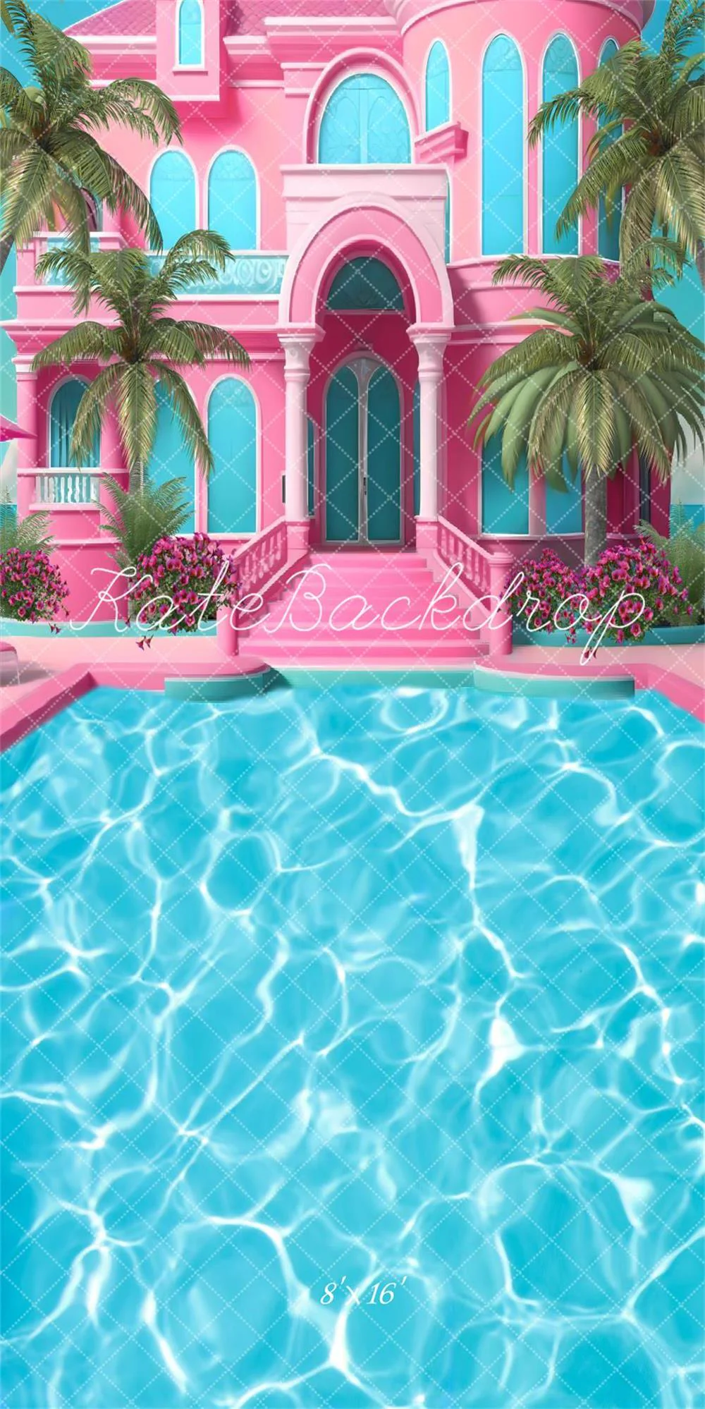 Kate Sweep Pool Party Dolly Summer Backdrop Designed by Ashley Paul - Image 2