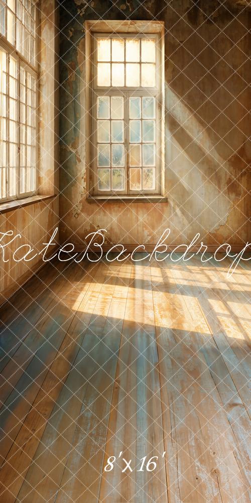 Kate Sweep Rustic Sunlit Vintage Room Backdrop Designed by Emetselch - Image 5