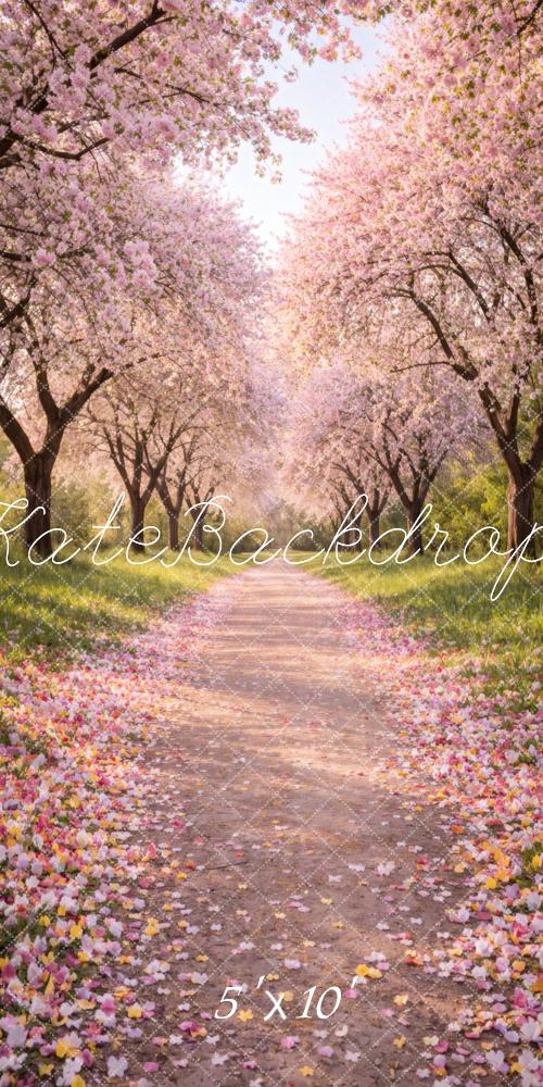 Kate Sweep Spring Cherry Blossom Path Backdrop Designed by Vertigo Productions - Image 2