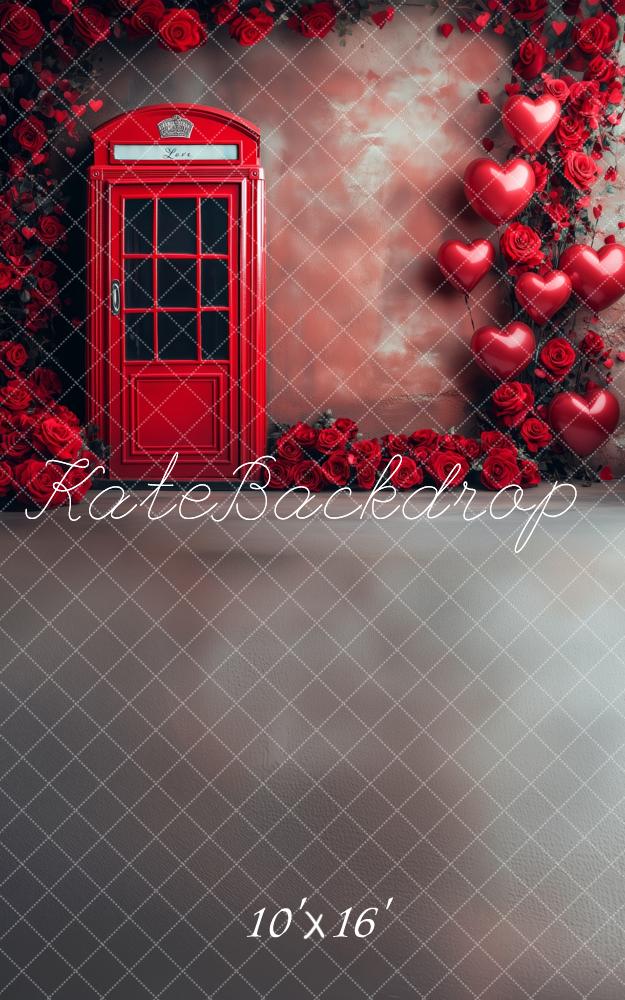 Kate Sweep Valentine Telephone Booth Backdrop Designed by Patty Robert - Image 2